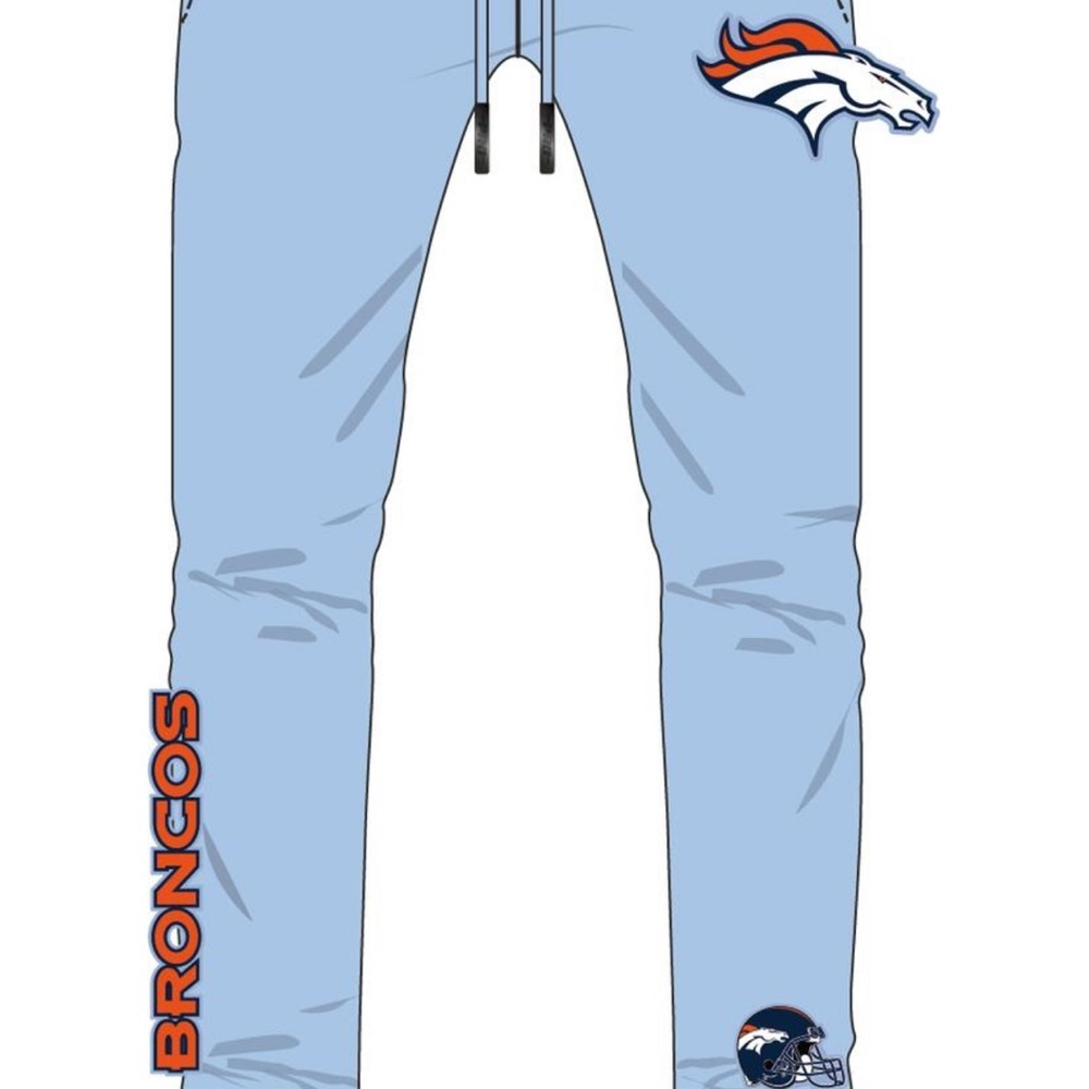 Pro Standard Licensed Denver Broncos Blue Joggers